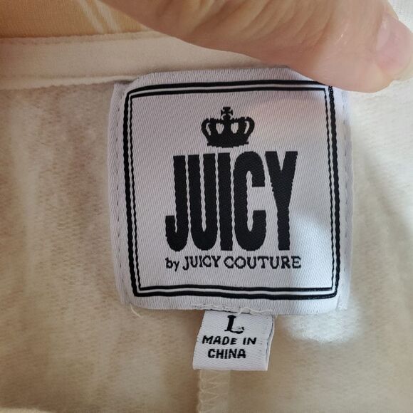 Juicy by Juicy Couture Cozy Fleece Sweatshirt Size L - Picture 3 of 9